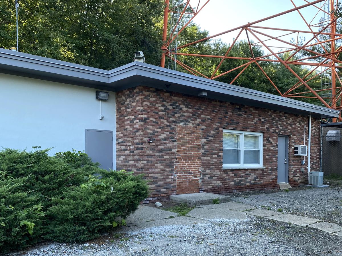 Masonry building exterior after work