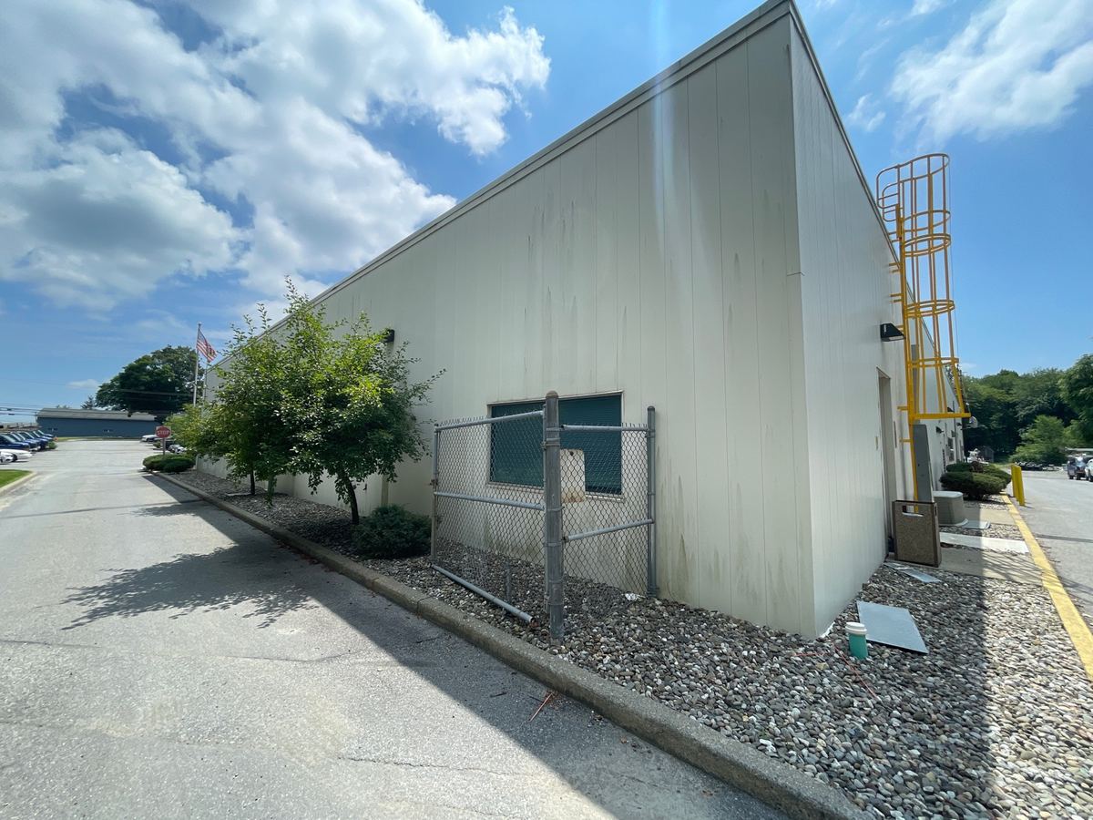 Metal-panel facility before