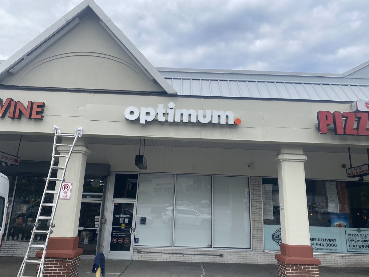 Retail storefront work in progress