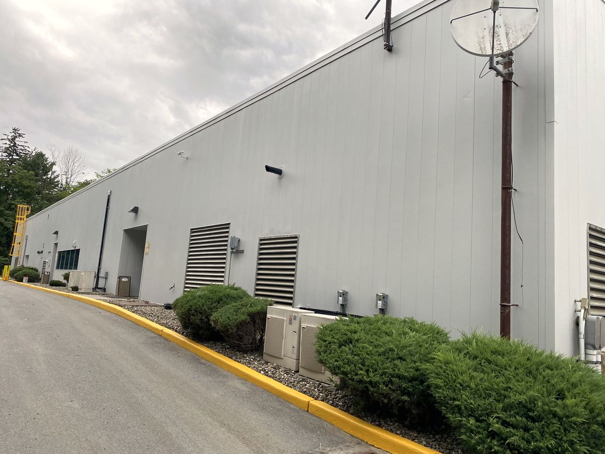 Building services equipment at a live facility